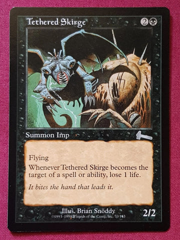"Tethered Skirge" - Magic The Gathering Card - Urza's Legacy