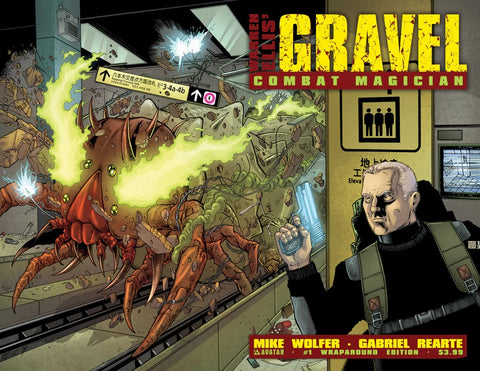 Gravel: Combat Magician #1 - Avatar Press - 2014 - Wrap Variant