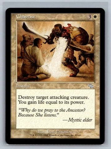 "Chastise" - Magic The Gathering - Judgment