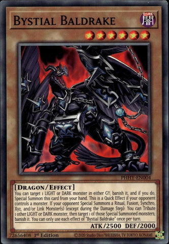 "Bystial Baldrake" PHHY-EN004 - Yu-Gi-Oh! - 3x Cards - Photon Hypernova