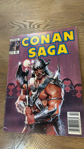 Conan Saga #22 - Marvel Magazines - 1989
