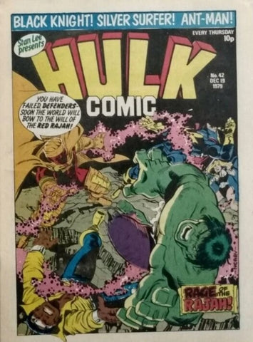 Hulk Comic #42 - Marvel Comics/British - 1979