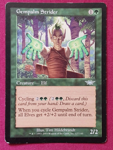 "Gempalm Strider" - Magic The Gathering Card - Legions