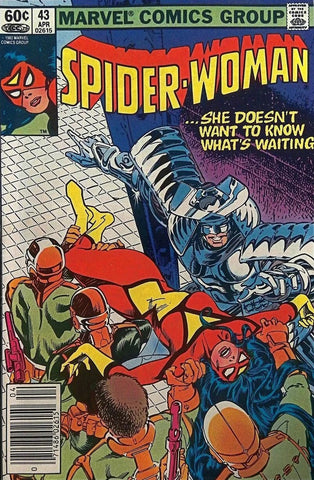 Spider-Woman #43 - Marvel Comics - 1982 - Newstand Edition