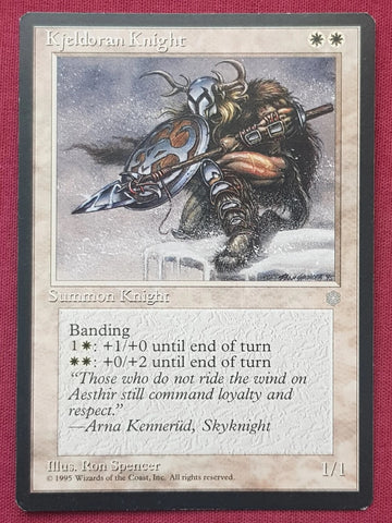 "Kjeldoran Knight" - Magic The Gathering Card - Ice Age