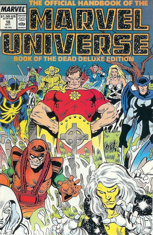 Official Handbook/Marvel Universe: Book of the Dead #18 - Marvel - 1987