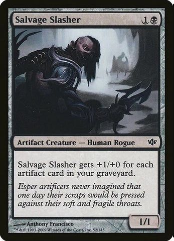 "Salvage Slasher" x4 - Magic The Gathering - Conflux - 4-Card Playset