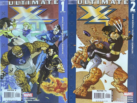 Ultimate X4 #1 and #2 (Full Set) - Marvel - 2005