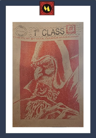 1st Class Magazine #8 - KJC Games - VERY RARE OOP PBM