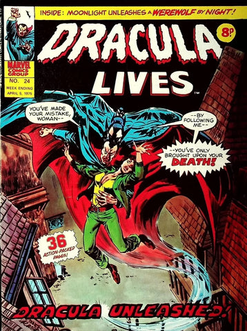 Dracula Lives #24 - Marvel Comics / British - 1975