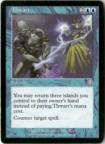 "Thwart" Magic The Gathering Card - Mercadian Masques