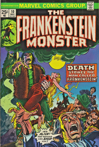 The Frankenstein Monster #10 - Marvel Comics - 1974