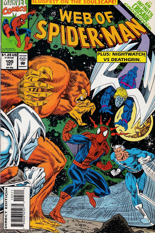 Web of Spider-Man #105 - Marvel Comics - 1993