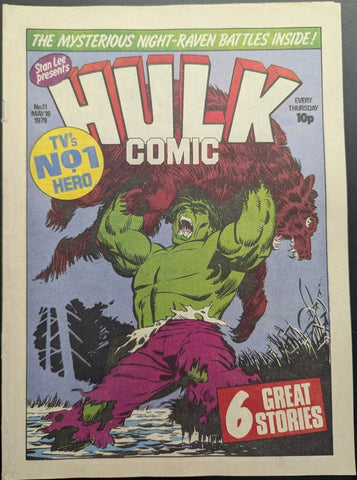 Hulk Comic #11 - #20 (10x Comics RUN) - Marvel Comics/British - 1979