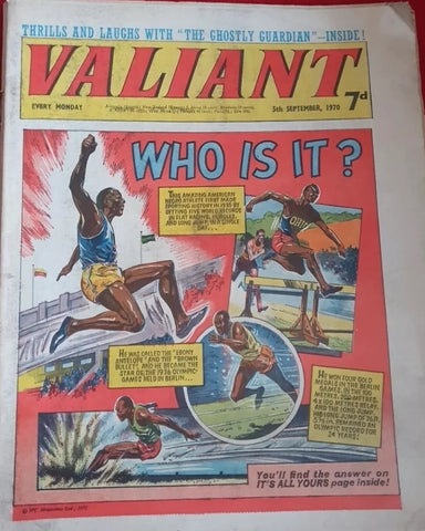 Valiant Comics x4 - British Comic - September 1970