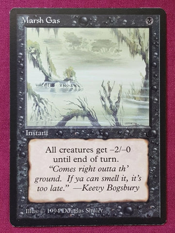 "Marsh Gas" - Magic The Gathering Card - The Dark