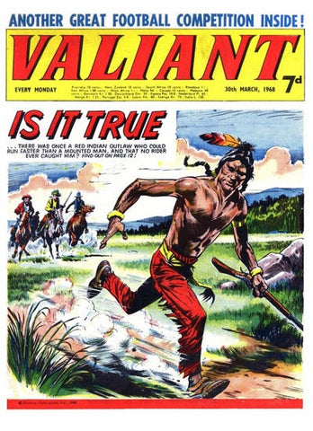 Valiant Comic x9 - British - all weekly 30/3/68 thru 25/5/68