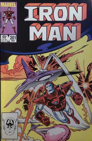 Invincible Iron Man #201 - Marvel Comics - 1985