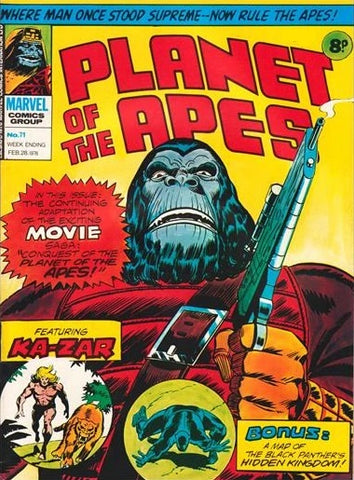 Planet of the Apes #71 - Marvel/ British - 1976