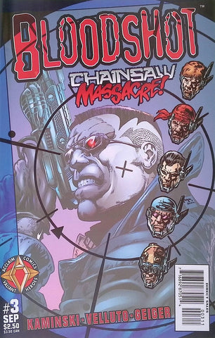 Bloodshot: Chainsaw Massacre #3 - Acclaim - 1997 - 1st Full Chainsaw