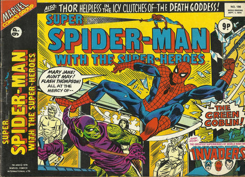 Super Spider-Man #186 - Marvel Comics - 1976