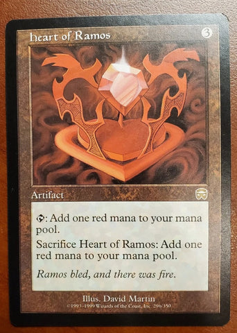 "Heart Of Ramos" - Magic The Gathering Card - Mercadian Masques