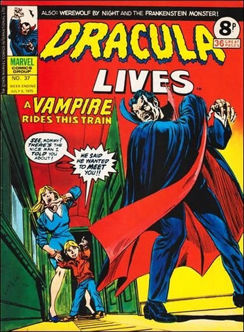 Dracula Lives #37 - Marvel Comics / British - 1975