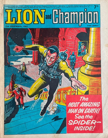 Lion & Champion Comic x4 - British Comic - December 1967
