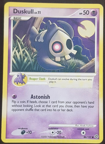 Duskull 86/132 - Pokémon Card - Secret Wonders - NON-Holo