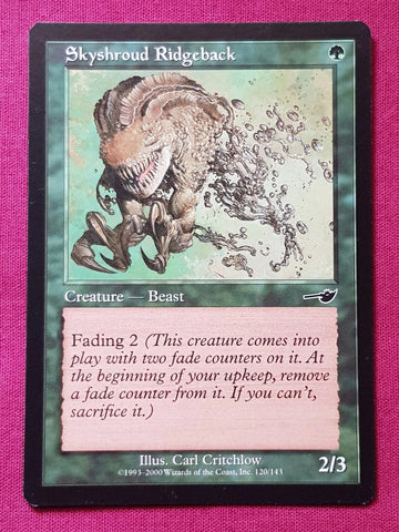 "Skyshroud Ridgeback" x4 - Magic The Gathering Card - Nemesis - 4-Card Playset