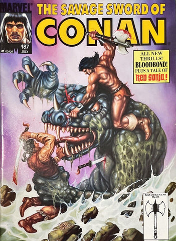 Savage Sword Of Conan #187 - Marvel - 1991