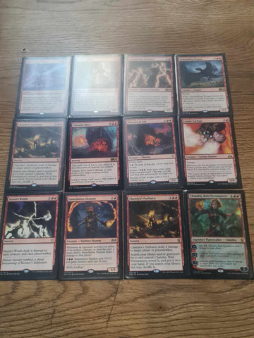 Lot of 12x Rare RED Cards - MTG Magic the Gathering - Lot A1
