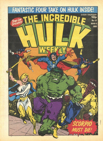 Hulk Comic #53 - Marvel Comics/British - 1980
