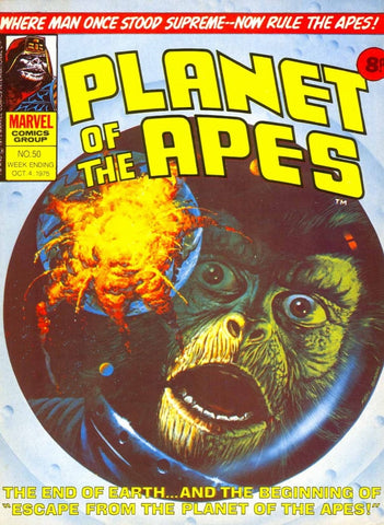 Planet of the Apes #50 - Marvel Comics / British - 1975