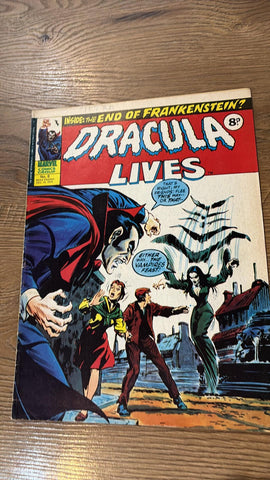 Dracula Lives #8 - Marvel Comics / British - 1974