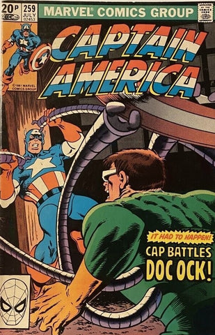 Captain America #259 - Marvel Comics - 1981 - Pence Copy