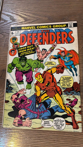 The Defenders #9 - Marvel Comics - 1973