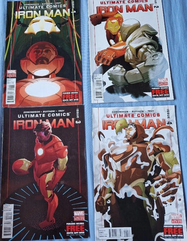 Iron Man #1 - #4 - Marvel / Ultimate Comics - 2013