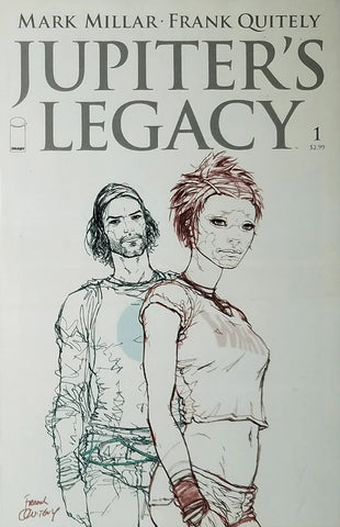 Jupiter's Legacy #1 - Image - 2013 - Frank Quitely 1:25 Sketch Variant