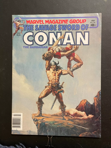 Savage Sword of Conan #66 - Marvel Magazines - 1981