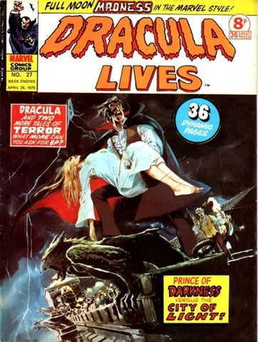 Dracula Lives #27 - Marvel Comics / British - 1975