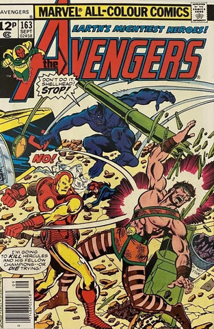 Avengers #163 - Marvel Comics - 1977