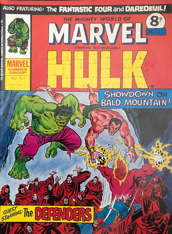 Mighty World of Marvel #151 - Marvel Comics - 1975