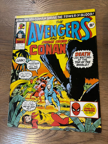 The Avengers #143 - Marvel/British - June 1976