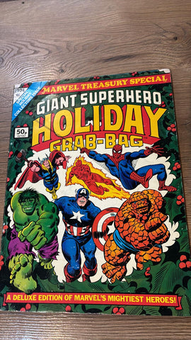 Marvel Treasury Special - Giant Superhero Holiday Grab Bag - 1974