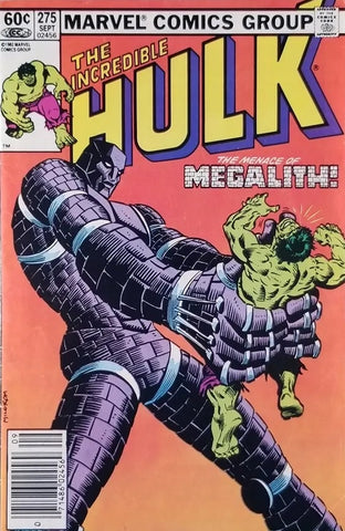 Incredible Hulk #275 - Marvel Comics - 1982