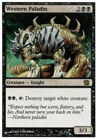 "Western Paladin" - Magic The Gathering Card - 8th Edition