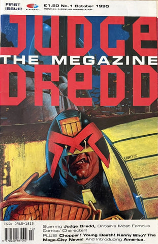 Judge Dredd Megazine #1 - Fleetway - 2000AD - 1990