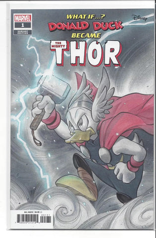 What if Donald Duck Became Thor #1  - Marvel Comics - 2024 - Momoko Variant