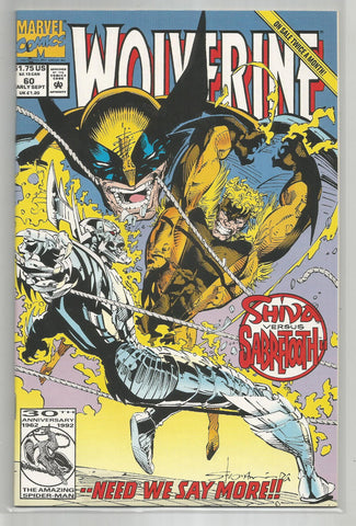 Wolverine #60 - Marvel Comics - 1992